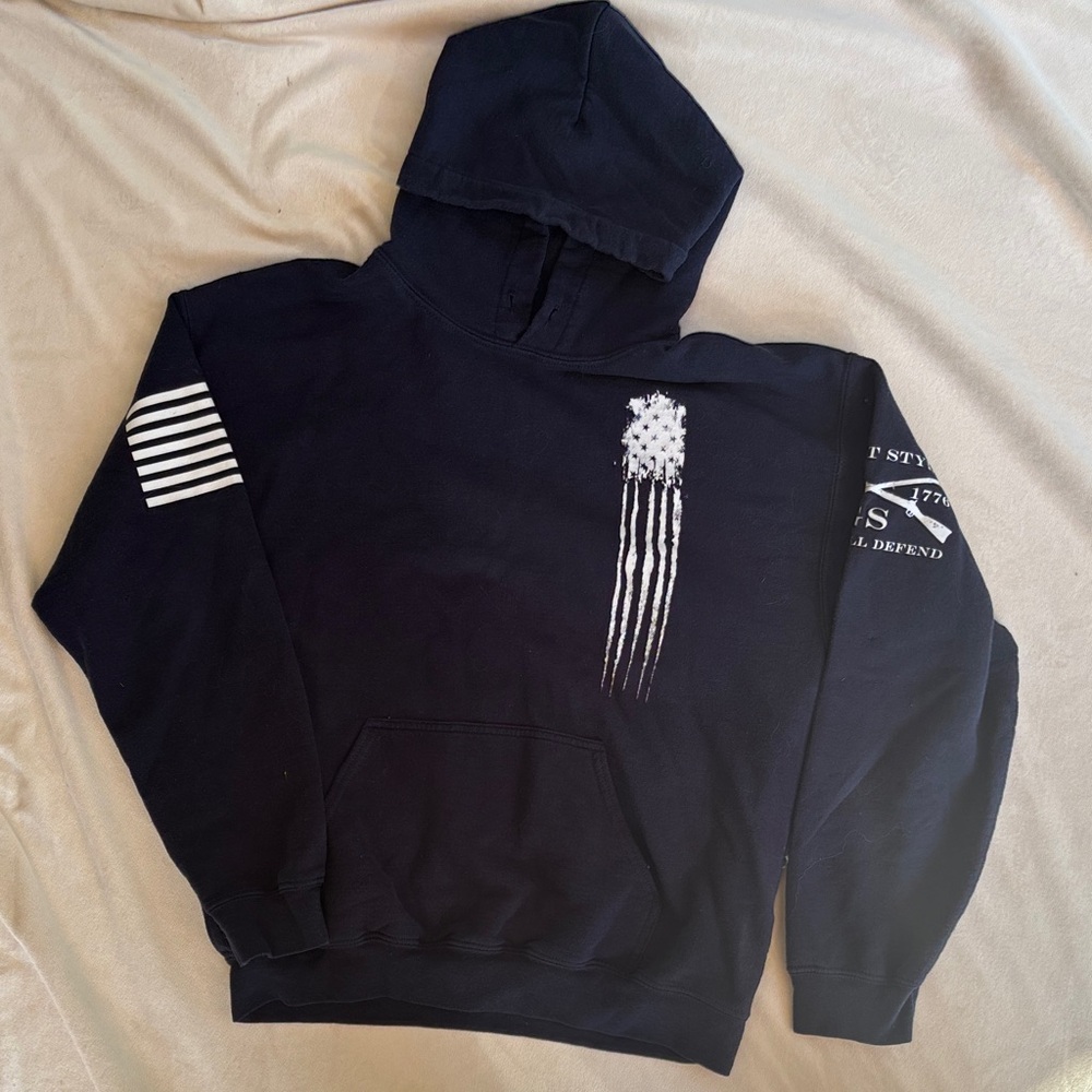 Grunt Style Navy Blue Hoodie